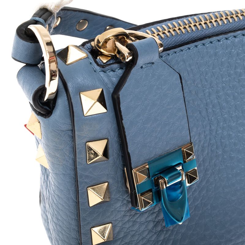 Bolsa-Valentino-Garavani-Rockstud-Couro-Azul-