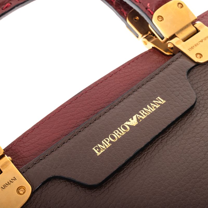 Bolsa-Emporio-Armani-Couro-Bicolor