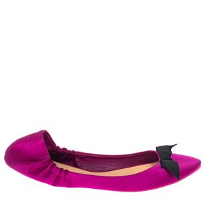 Sapatilha Christian Louboutin Cetim Rosa