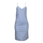 Vestido-Courreges-Botoes-Azul