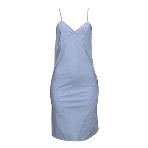 Vestido Courrèges Botões Azul