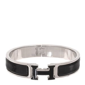 Bracelete Hermès Clic H Preto