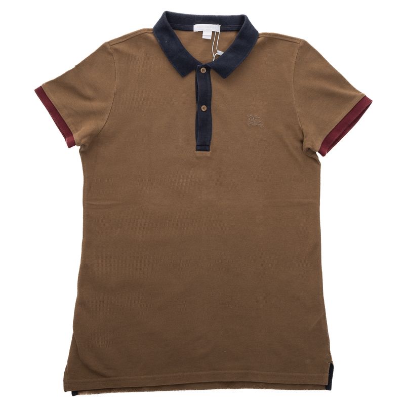 Blusa-Burberry-Infantil-Polo-Marrom