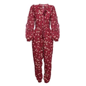 Macacão Ulla Johnson Estampa Floral Rosa