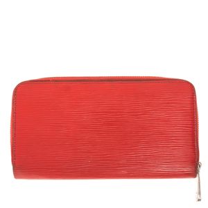 Carteira Louis Vuitton Zippy Epi Vermelha