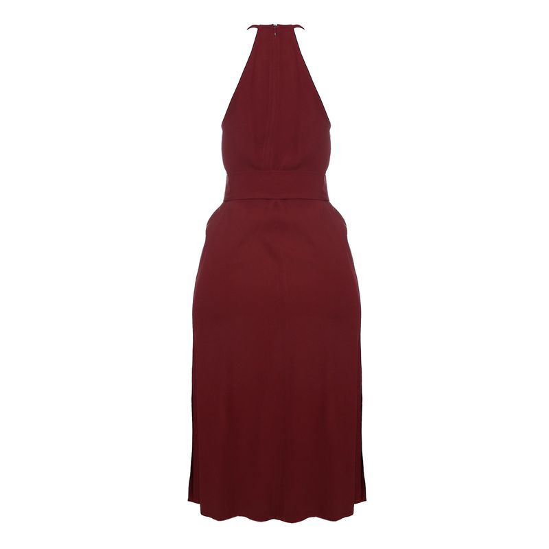 Vestido-Andrea-Marques-Alca-e-Cinto-Vinho