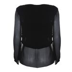 Blusa-Cris-Barros-Manga-Longa-Preta