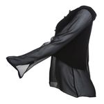 Blusa-Cris-Barros-Manga-Longa-Preta
