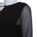 Blusa-Cris-Barros-Manga-Longa-Preta