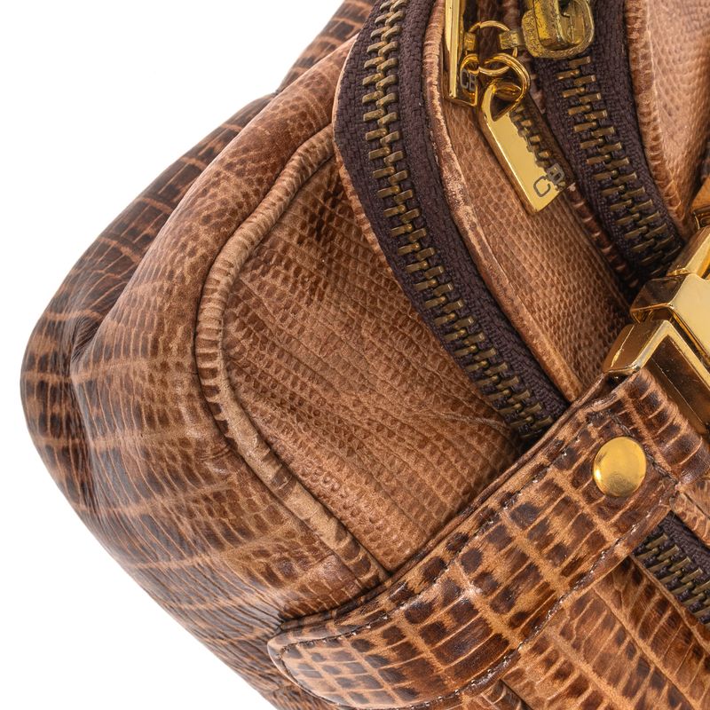 Bolsa-Cris-Barros-Couro-Texturizado-Marrom