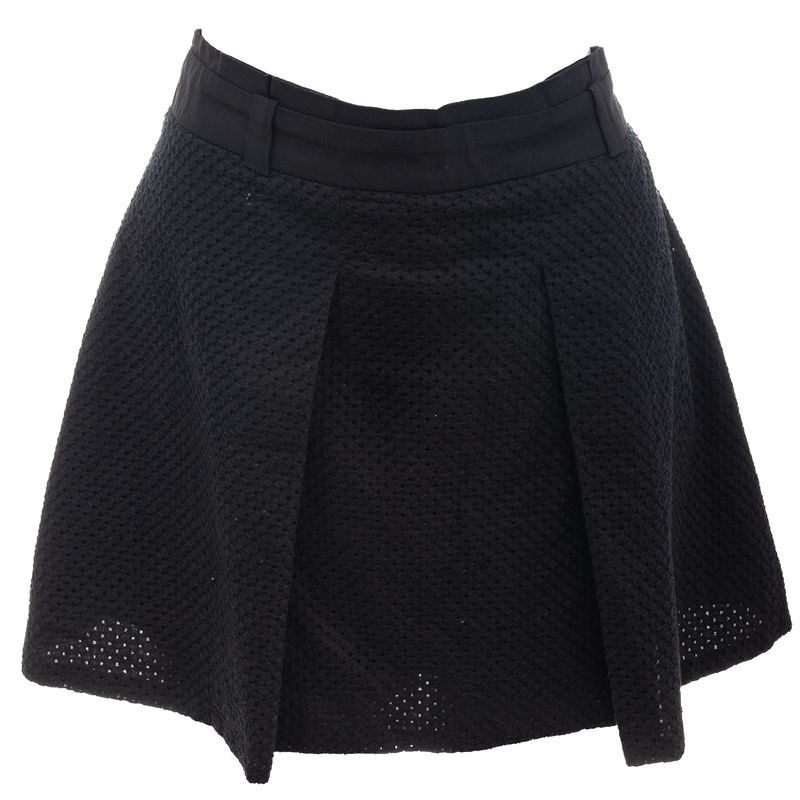 Short-Saia-Cris-Barros-Algodao-Preto