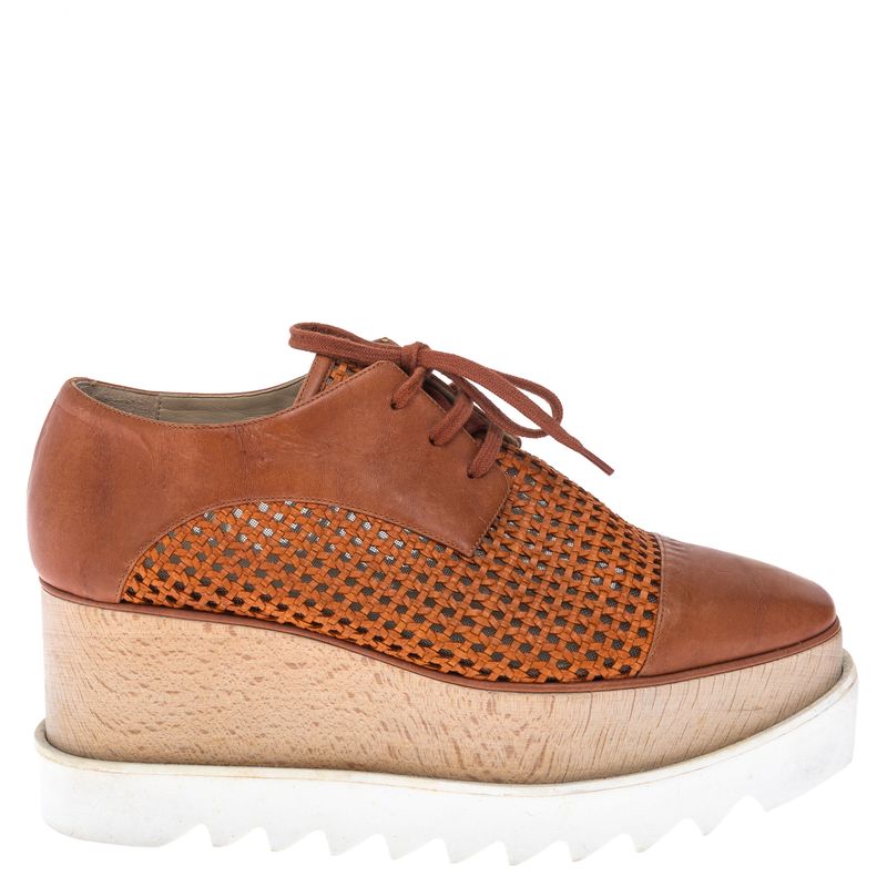 Tenis-Stella-McCartney-Plataforma-Elyse-Couro-Caramelo-