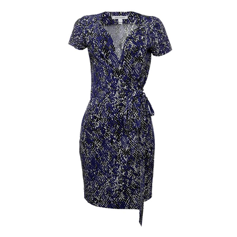 Vestido-Diane-Von-Furstenberg-Estampado-Roxo-e-Preto-