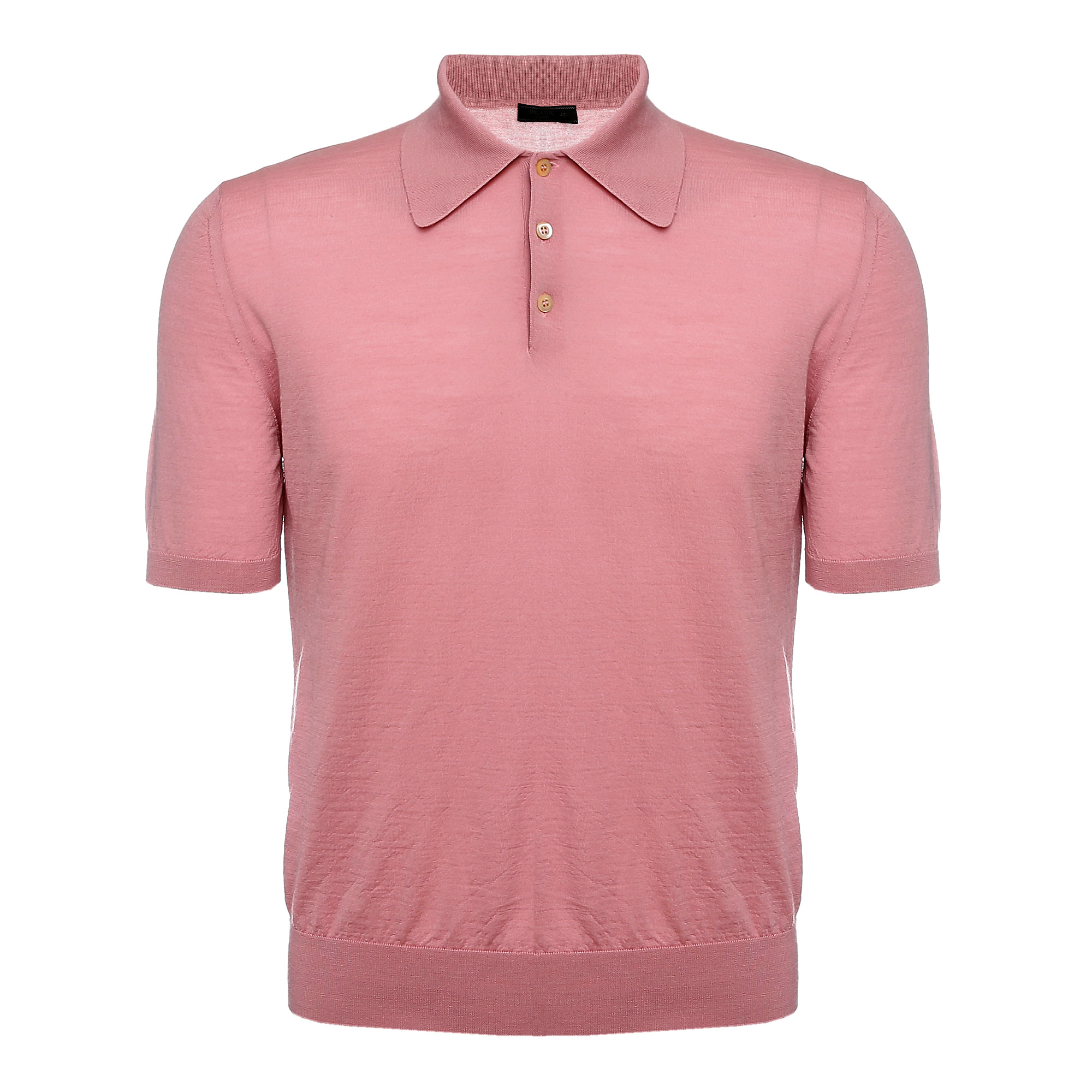 トップス SS1996 PRADA WOMEN POCKET POLO SHIRT Blusa Polo Prada Rosa | Brechó de luxo - Prettynew