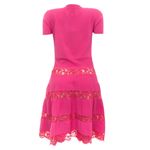 Vestido-Valentino-Garavani-Malha-e-Renda-Rosa