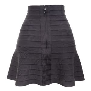 Saia Herve Leger Bandagem Cinza