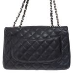 Bolsa-Chanel-Classic-Single-Flap-Jumbo-Caviar-Preta