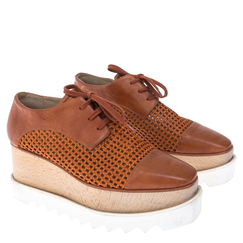 Tenis-Stella-McCartney-Plataforma-Elyse-Couro-Caramelo-