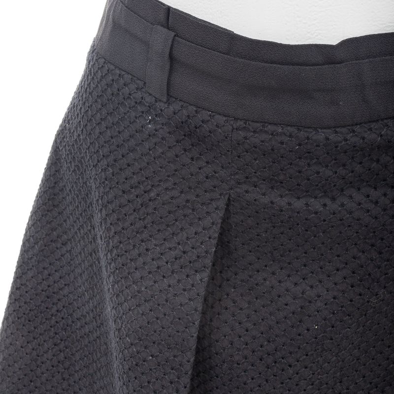 Short-Saia-Cris-Barros-Algodao-Preto