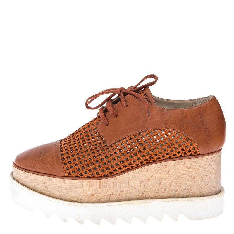 Tenis-Stella-McCartney-Plataforma-Elyse-Couro-Caramelo-