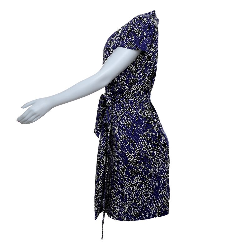 Vestido-Diane-Von-Furstenberg-Estampado-Roxo-e-Preto-