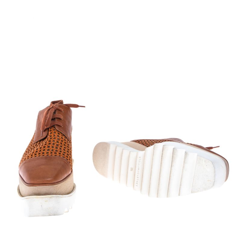 Tenis-Stella-McCartney-Plataforma-Elyse-Couro-Caramelo-