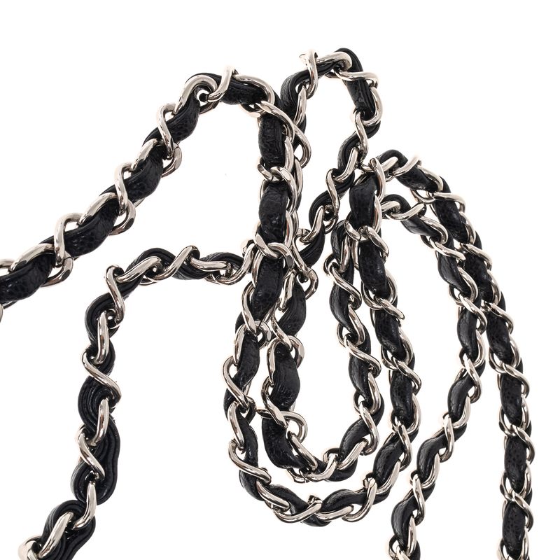 Bolsa-Chanel-Classic-Single-Flap-Jumbo-Caviar-Preta