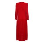 Vestido-Longo-com-Mangas-Veludo-Vermelho