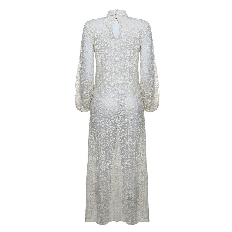 Vestido-Mixed-Longo-Transparente-Branco