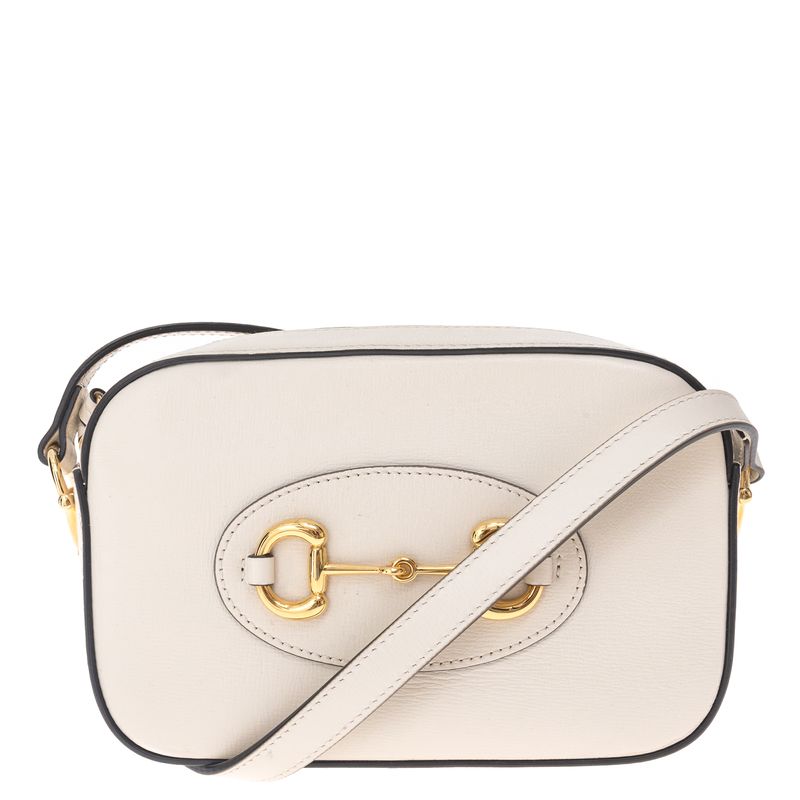 Bolsa-Gucci-1955-Horsebit-Camera-Branca