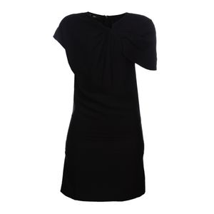 Vestido Taile NK Pregas Manga Preto