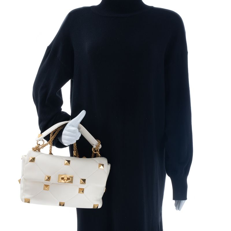 Bolsa-Valentino-Garavani-Roman-Stud-Branca