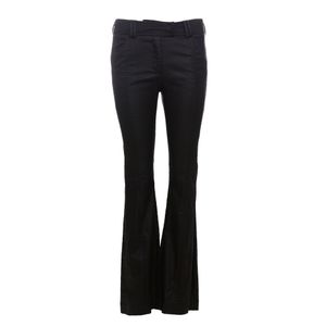 Calça Cris Barros Jeans Metalizada Preta