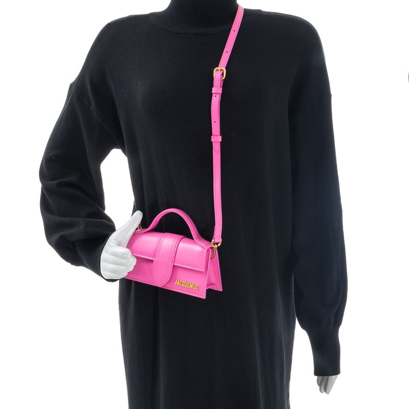 Bolsa-Jacquemus-Le-Bambino-Mini-Couro-Rosa