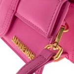 Bolsa-Jacquemus-Le-Bambino-Mini-Couro-Rosa