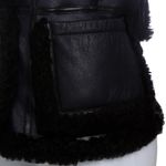 Casaco-Burberry-Couro-Azul-e-Pelos-