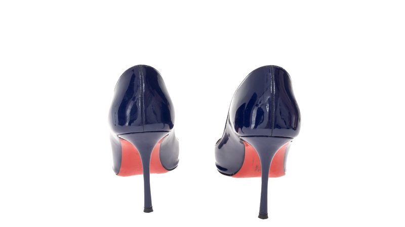 Sapato Christian Louboutin Scarpin Azul | Brechó de luxo - Prettynew