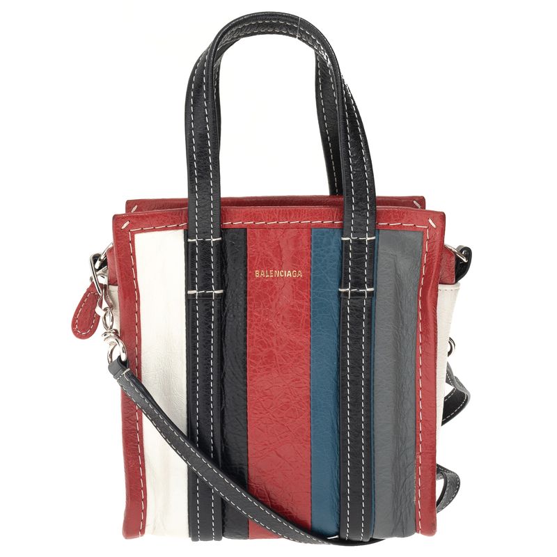 Bolsa-Balenciaga-Bazar-Couro-Multicolorida