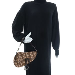Bolsa Christian Dior Saddle Diorissimo Marrom