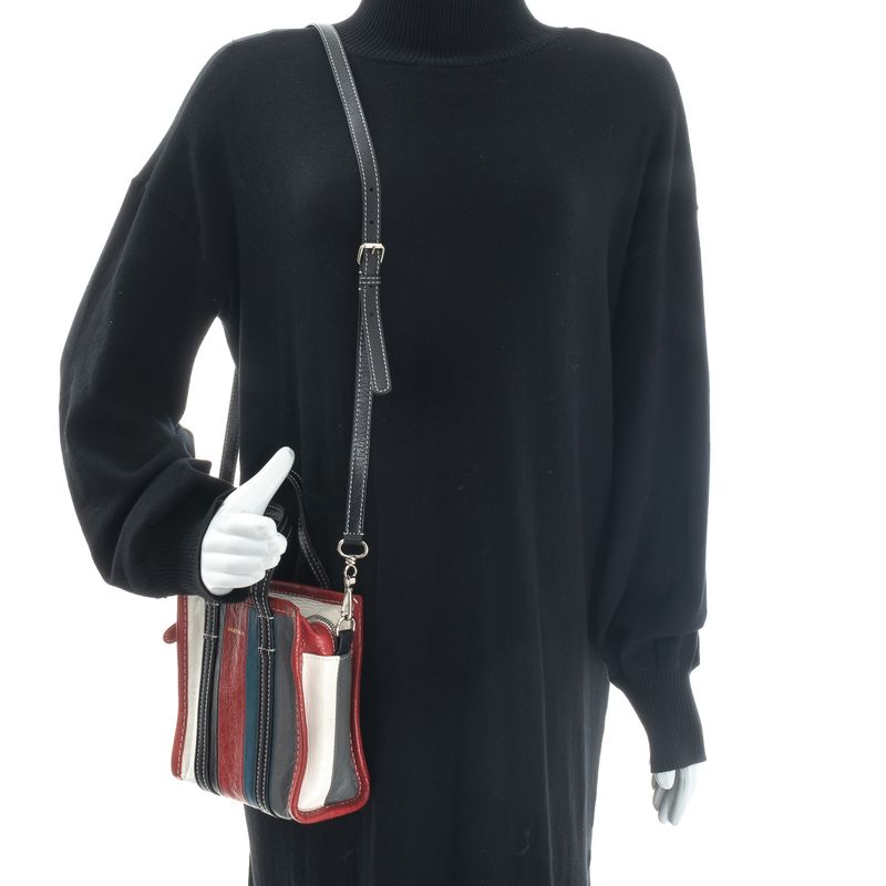 Bolsa-Balenciaga-Bazar-Couro-Multicolorida