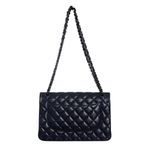 Bolsa-Chanel-Classic-Double-Flap-Jumbo-Lambskin-Marinho