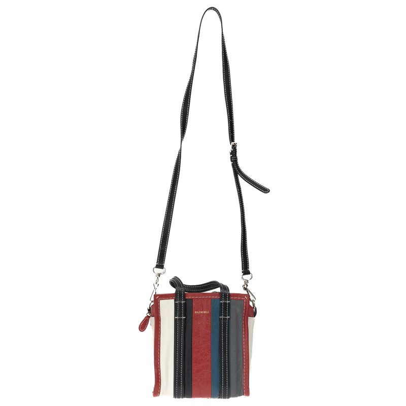 Bolsa-Balenciaga-Bazar-Couro-Multicolorida
