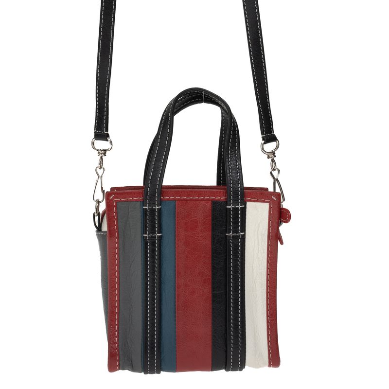 Bolsa-Balenciaga-Bazar-Couro-Multicolorida