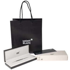Caneta Montblanc Meisterstück Solitaire Doué Geometric Prateada