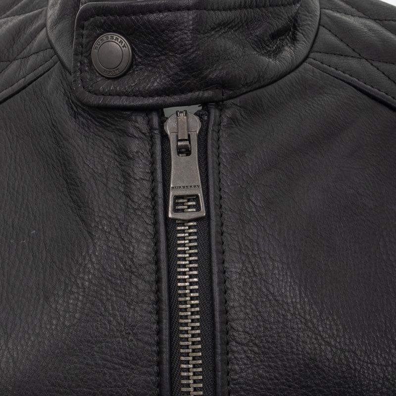 Jaqueta-Burberry-Couro-Preta