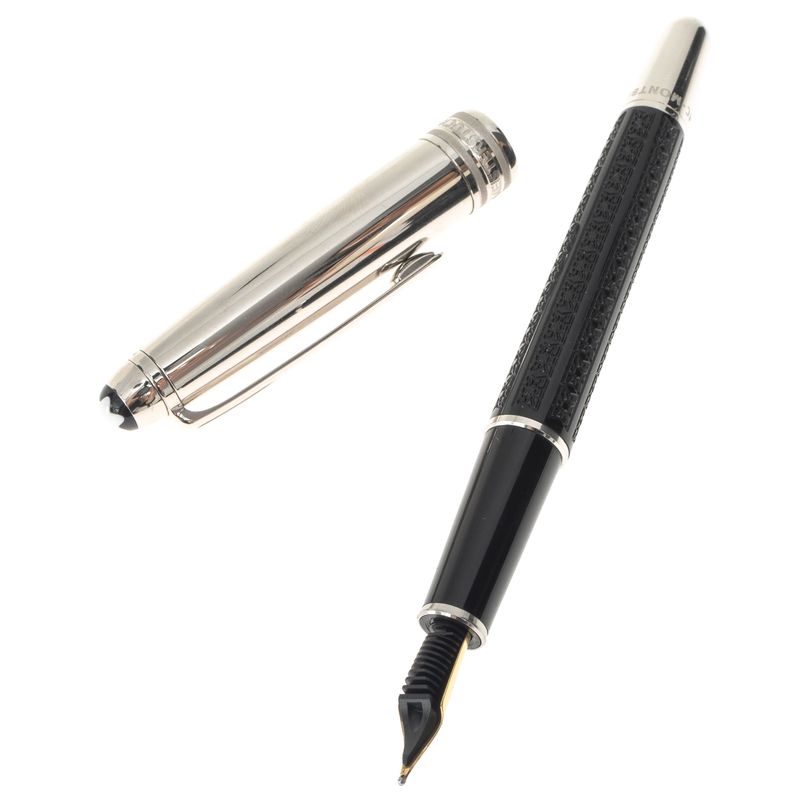 Caneta-Montblanc-Solitaire-Doue-Signum-Tinteiro