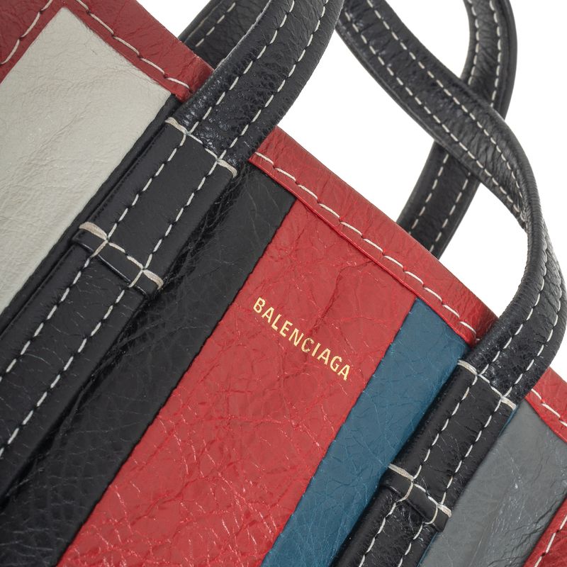 Bolsa-Balenciaga-Bazar-Couro-Multicolorida