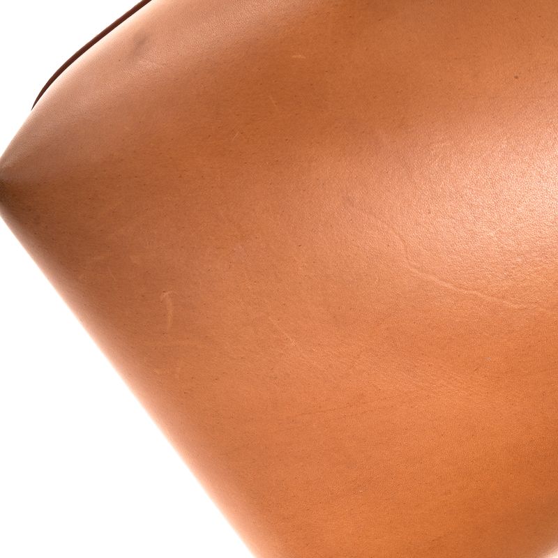 Bolsa-Mansur-Gavriel-Bucket-Pequena-Caramelo