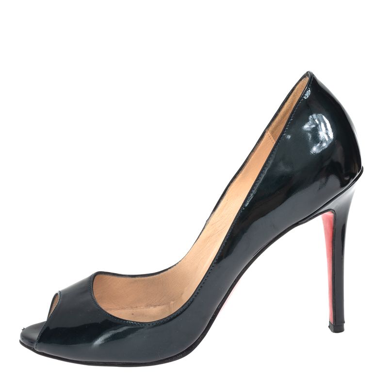 77651-Sapato-Christian-Louboutin-Peep-Toe-Verniz-Verde-Escuro-3