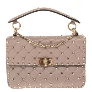 Bolsa Valentino Garavani Rockstud Spike Bege